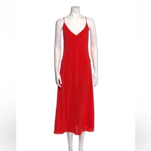 Equipment Silk Sleeveless Slip Dress